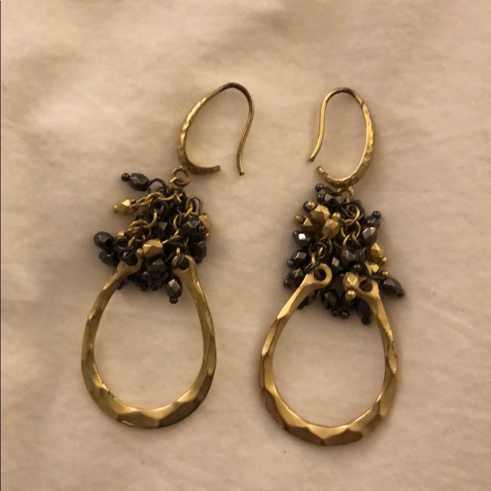 Gold earrings